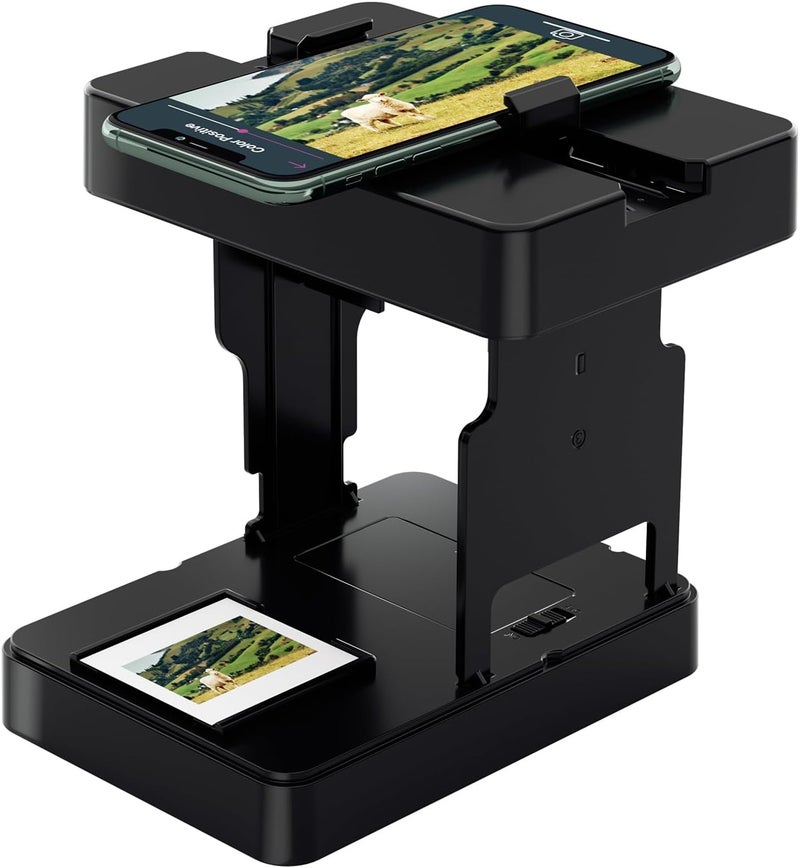 DigitConvert Mobile Film Scanner for 35mm Slides & Negatives, Portable Photo Scanner Converts Film to Digital Photos, Battery Powered Slide Converter - Image 1